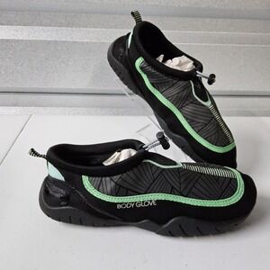 Body Glove Women's Size 6 Water‎ Shoes Black with Green